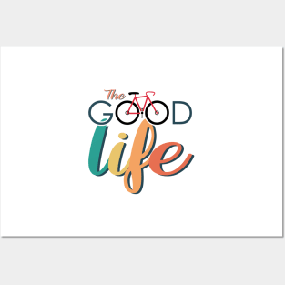 The Good Life Of A Colourful Cyclist Posters and Art